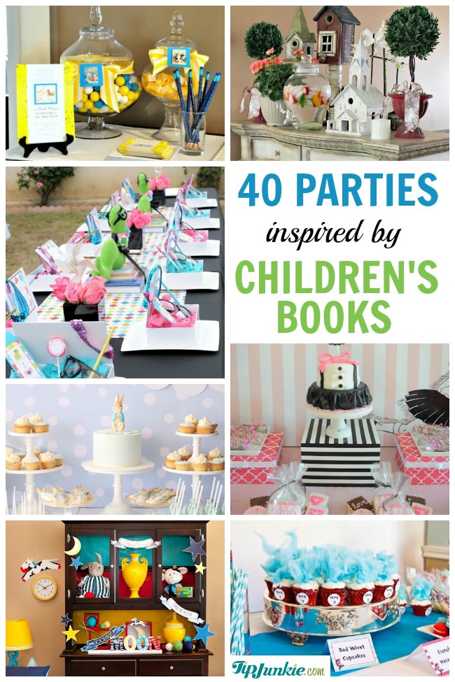 40 Popular Childrens Book Birthday Parties Tip Junkie
